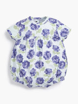 Shorty Bubble Romper - Hydrangea