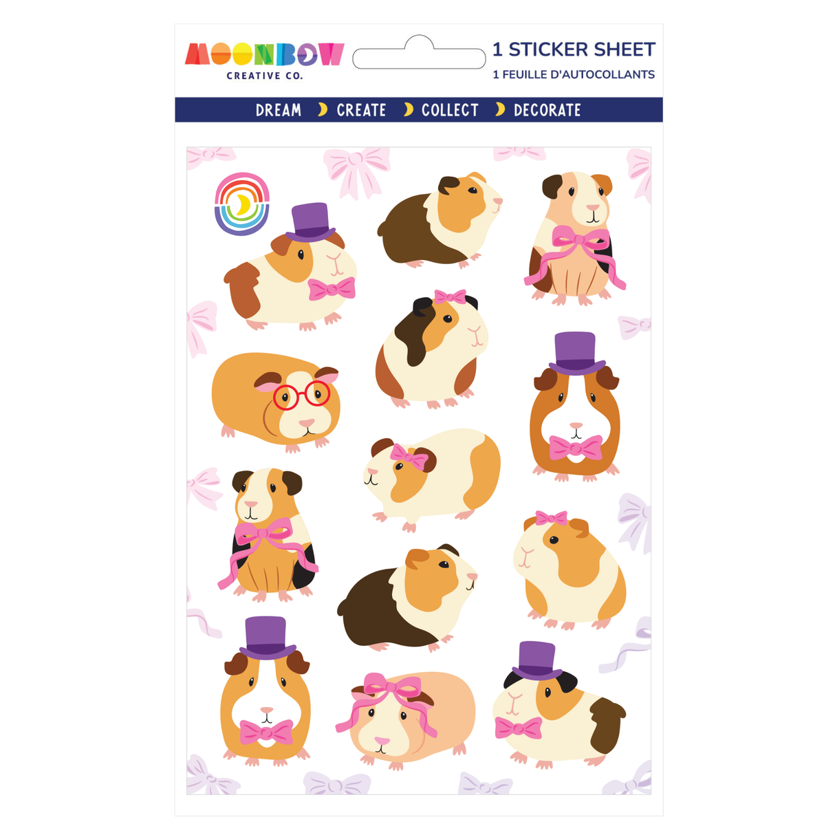 Moonbow Creative Co Stickers - Top Hat & Tails