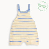 Corfu Knit Romper - Blue Stripe