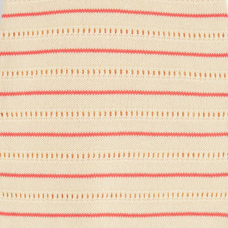 Corfu Knit Romper - Coral Stripe