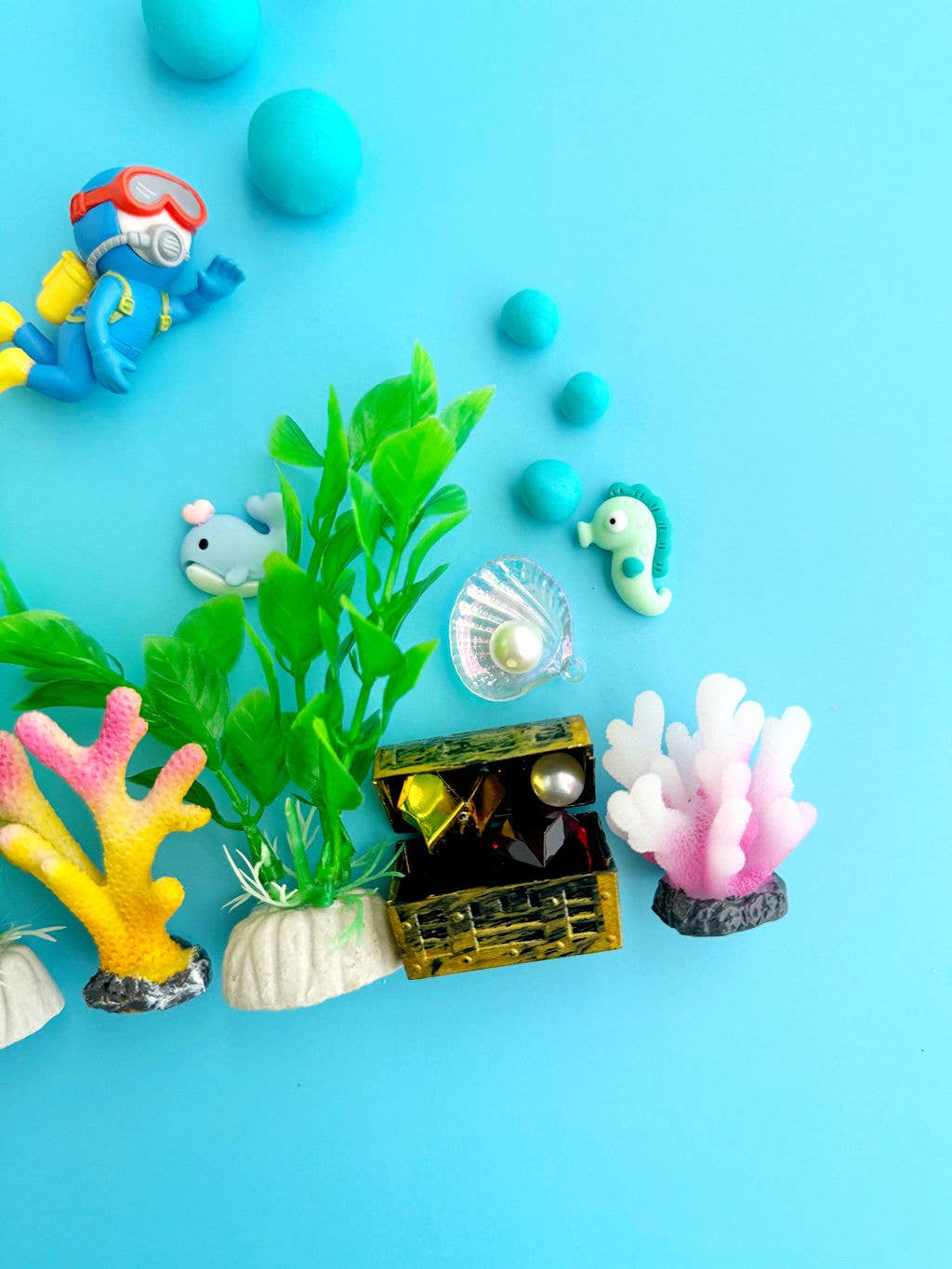KidDough Play Kit - Ocean Explorer (Blue Hawaiian)