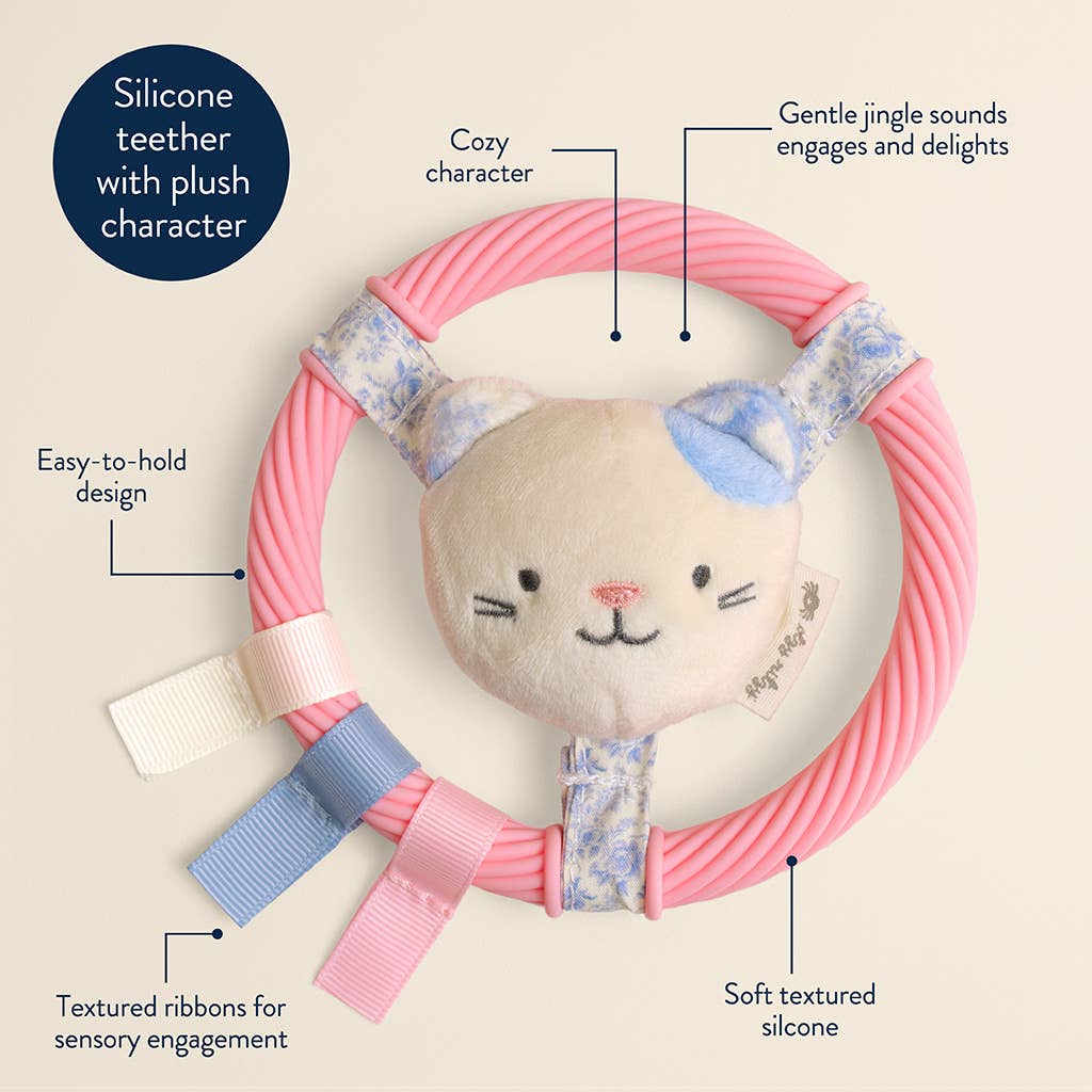 Itzy Ring Pal Teether - Red Tomato