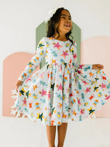 Gwendolyn Dress - Snow Cats