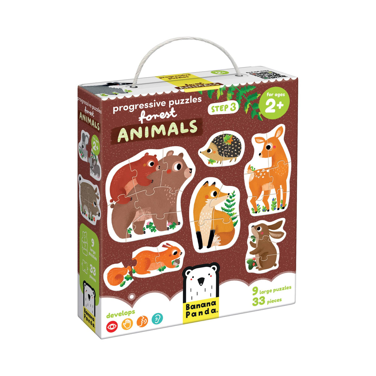Progressive Puzzles - Forest Animals