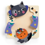 Set of 4 Wood Puzzles - Spooky Friends