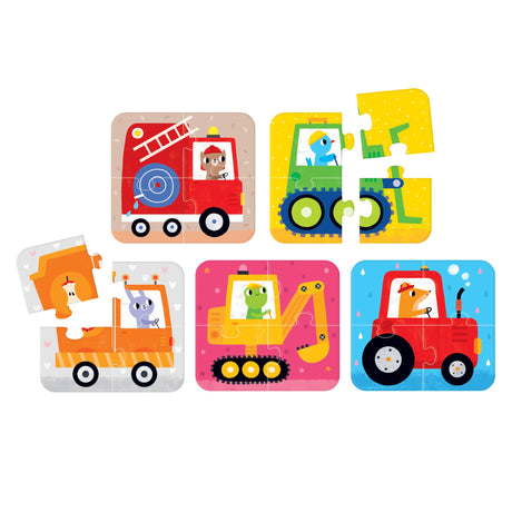 On-the-Go Puzzles - Vehicles