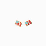 Pip Pop Post Earrings - American Flag