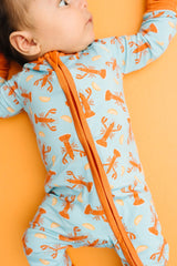Bamboo Convertible Footie - Lobster Shack