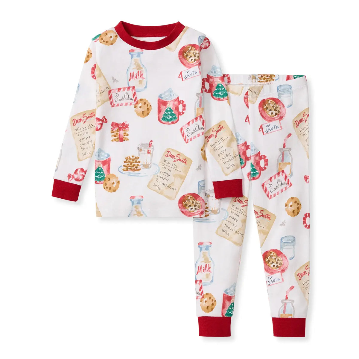 Organic Cotton Pajamas - Cookies for Santa