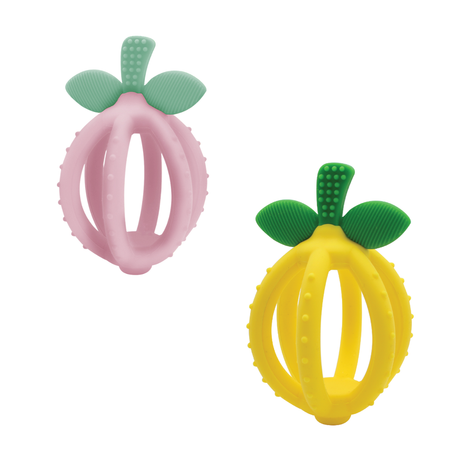 Bitzy Biter Teething Ball - Lemon
