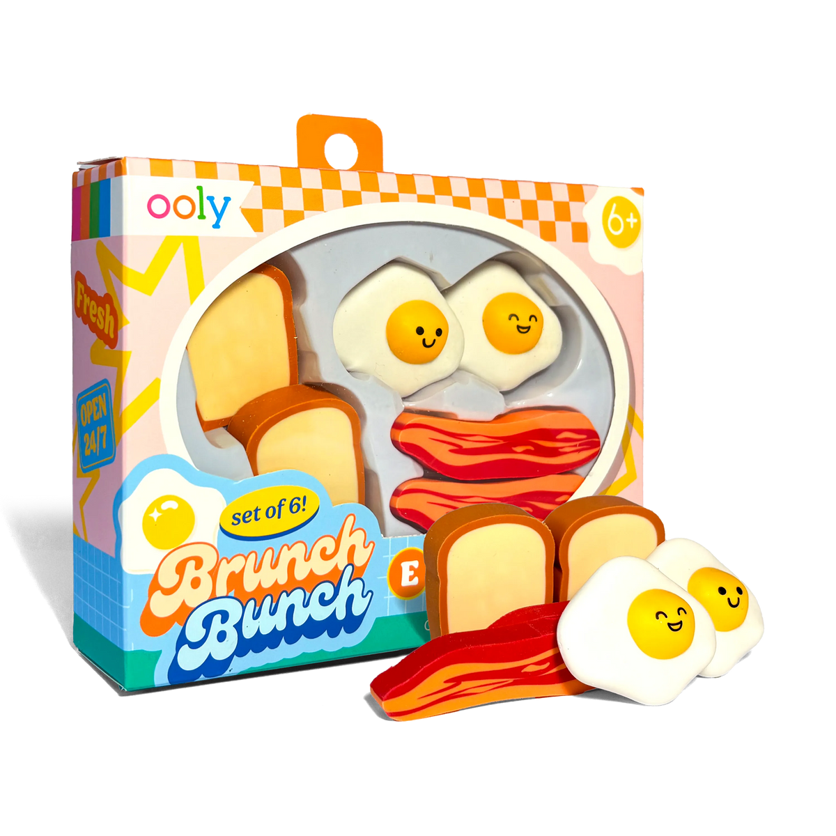 Brunch Bunch Breakfast Erasers