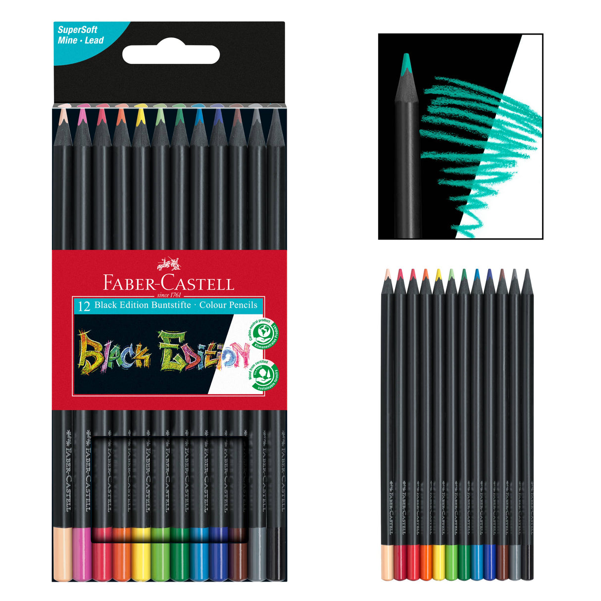 Black Edition Colored Pencils