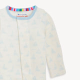Magnetic Me Cotton Footie - Tiny Tides Blue