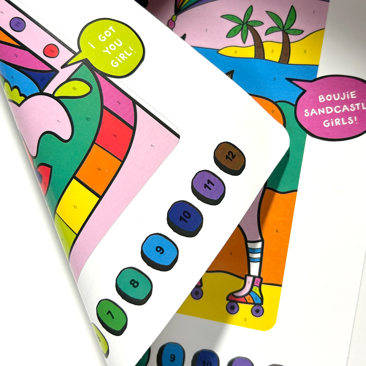 Colortopia Color by Number - Unicorn Funland