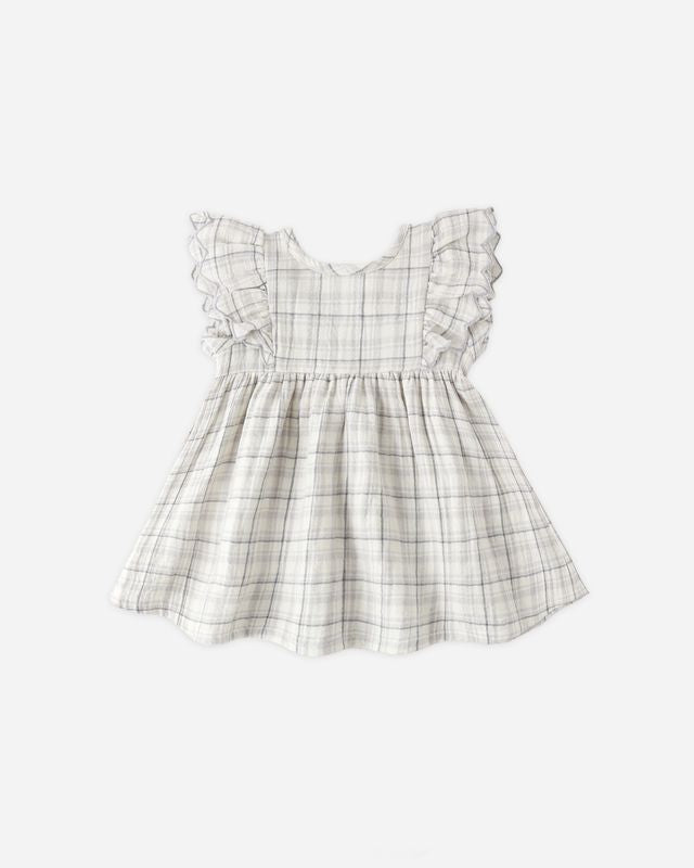 Quincy Mae Alina Dress - Blue Plaid