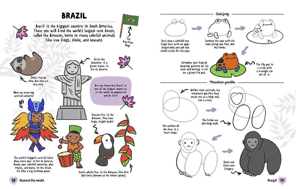 How to Draw Cute Stuff - Around the World