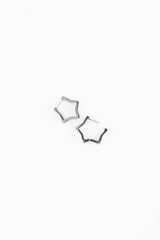 Pip Pop Post Earrings - Gold Star Hoop