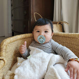 Itzy Soother Natural Rubber Paci Set - Harbor + Coast