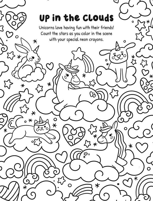 Magical Unicorns Coloring