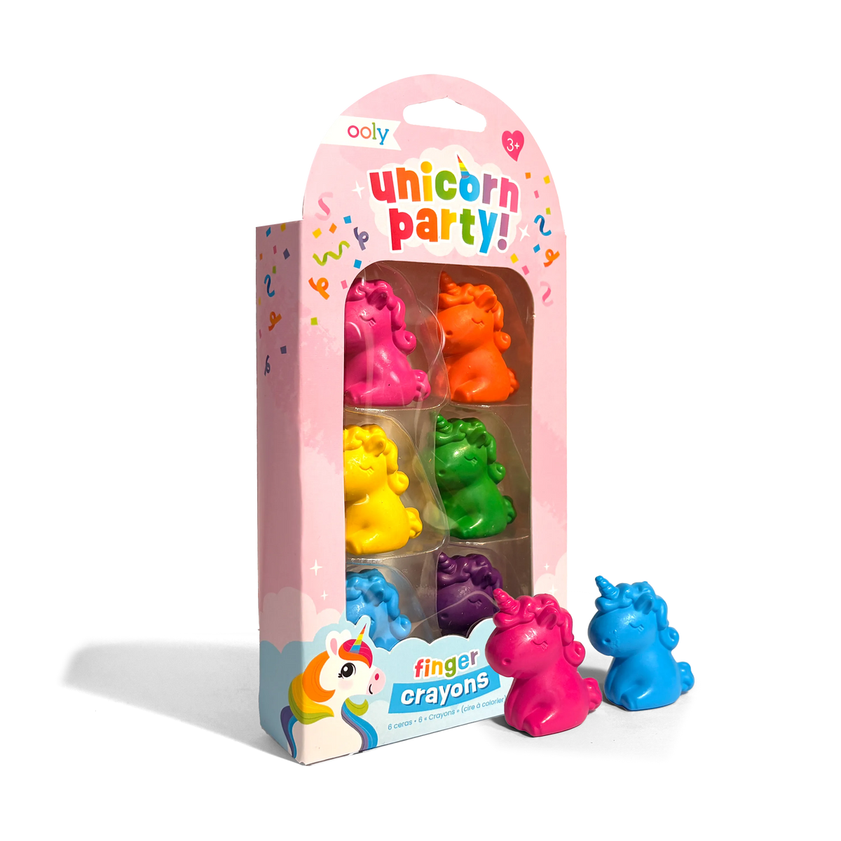 Unicorn Party Finger Crayons