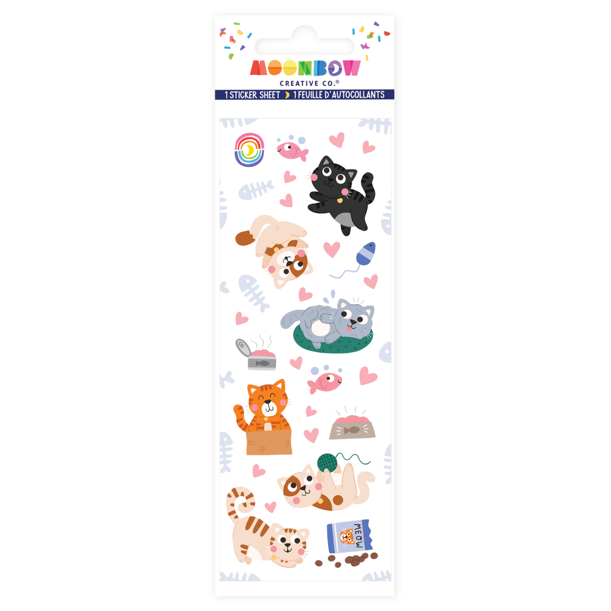 Moonbow Creative Co Stickers - Cats Love Snacks