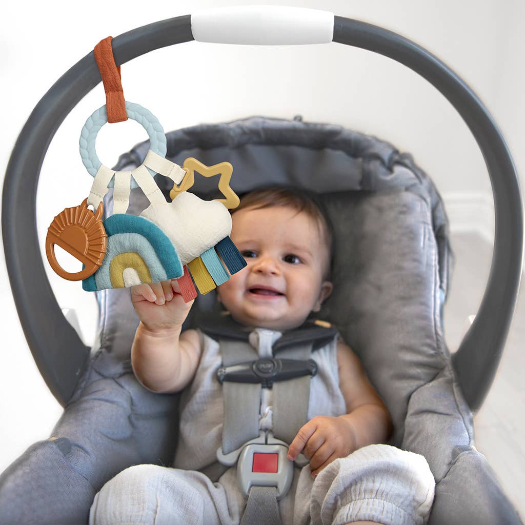Bitzy Busy Ring Teething Activity Toy - Veggie