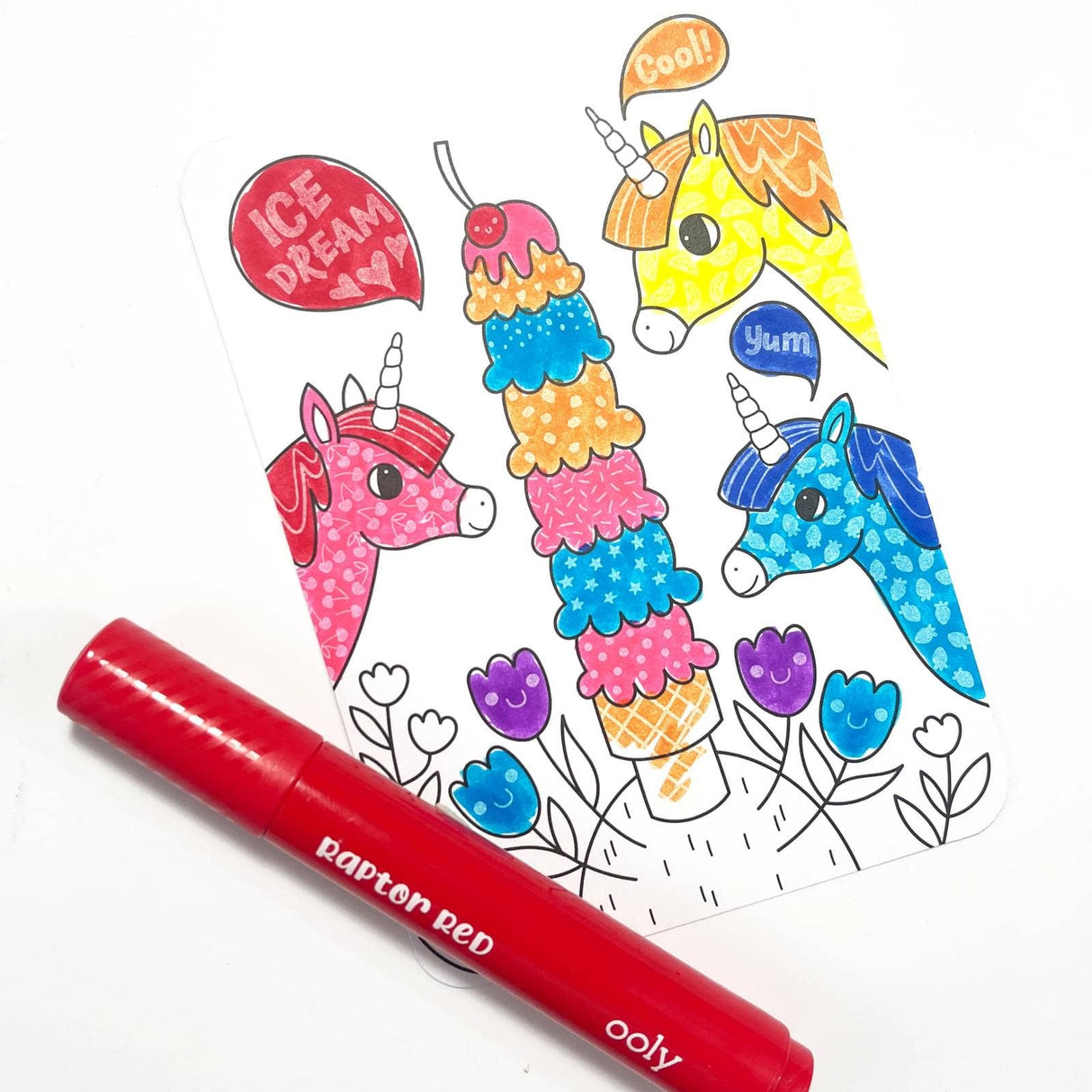 Undercover Art Hidden Patterns Coloring - Unicorn Friends