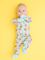 Bamboo Convertible Footie - Home Run Blue