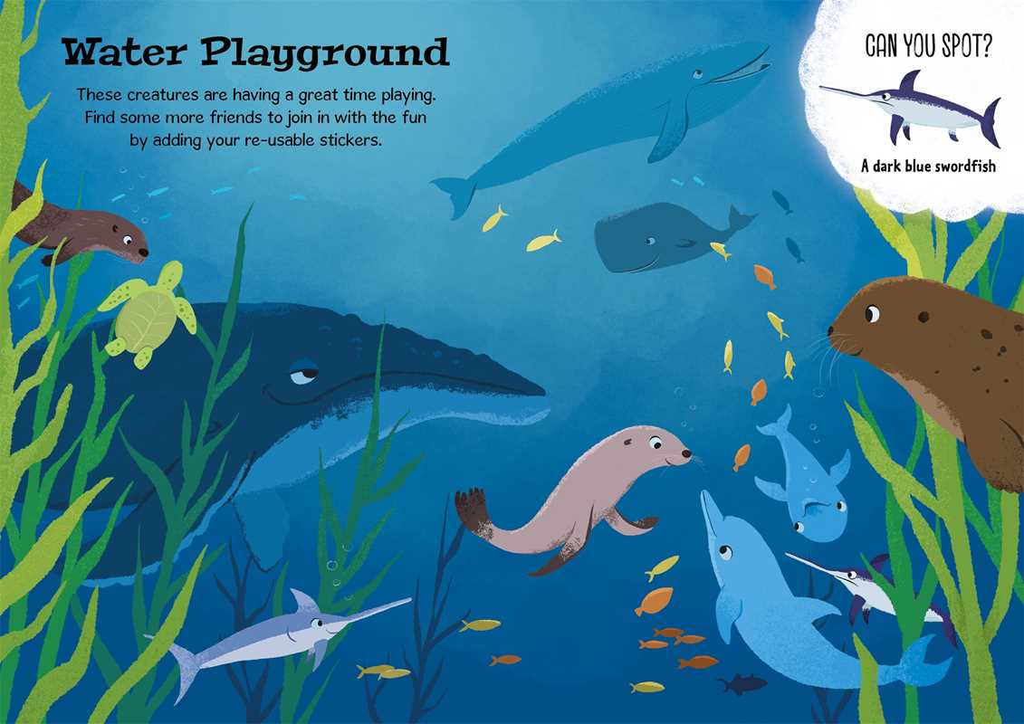 In the Ocean Reusable Stickers