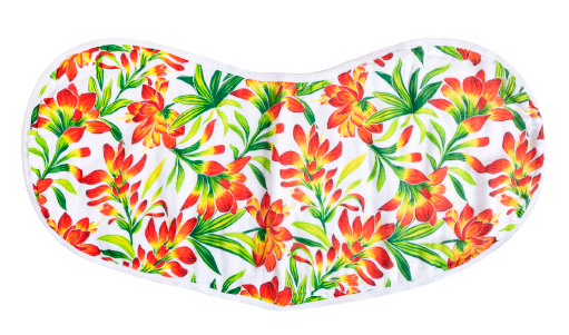 2-in-1 Burp Cloth and Bib - Prairie Fire