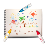 Jumbo Jots Dual Tip Stamp Markers - Dinosaur