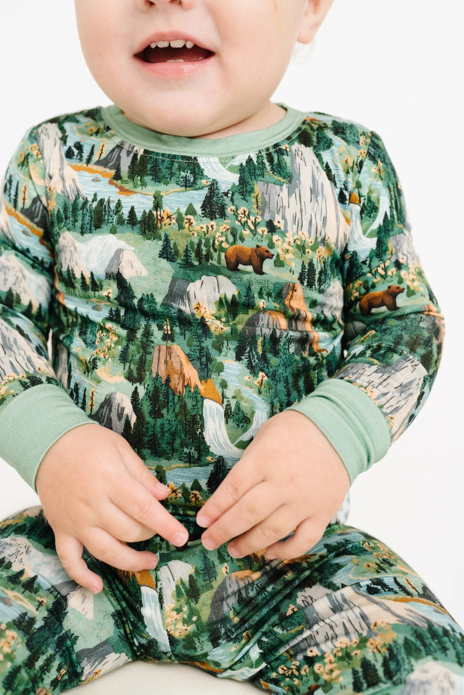 Long Sleeve Pajama Set - National Park