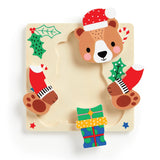 Set of 4 Wood Puzzles - Festive Friends