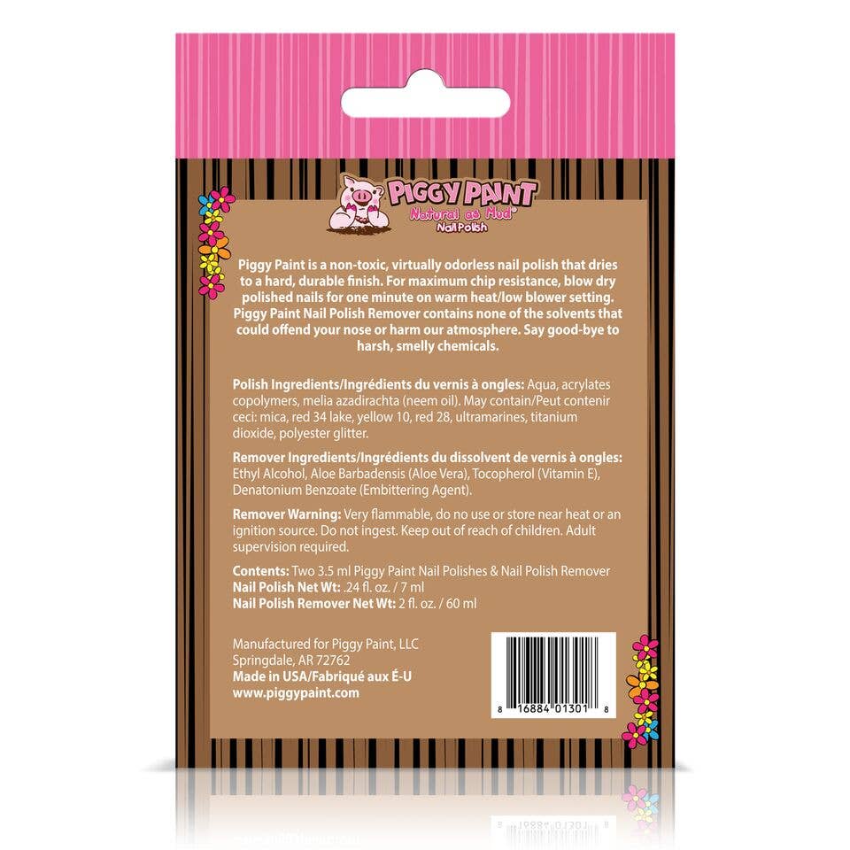 Piggy Paint Box Set - Polish and Remover