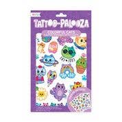 Tattoo Palooza Glitter Temporary Tattoos - Colorful Cats
