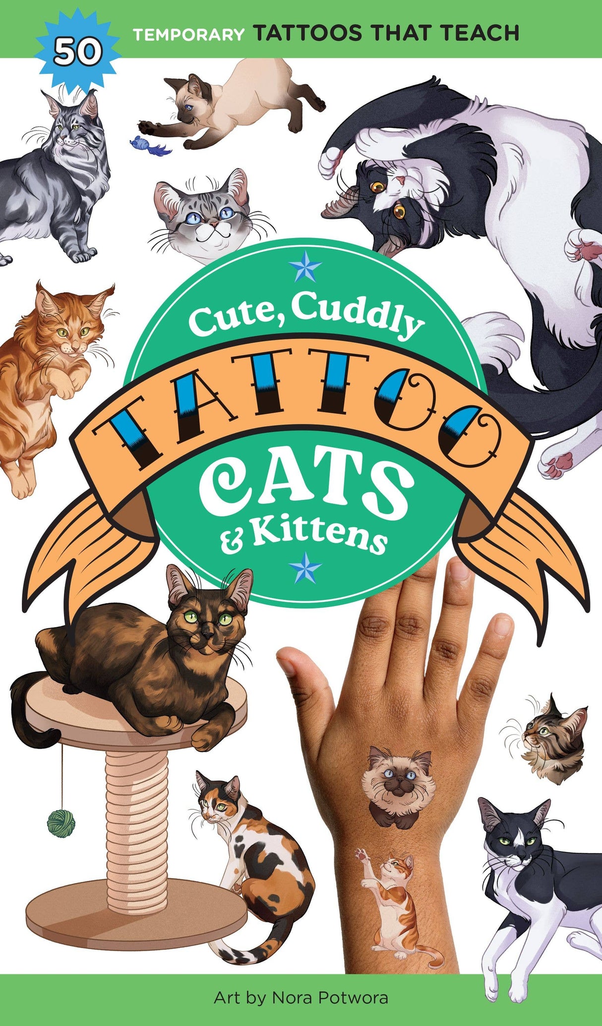 Temporary Tattoos - Cute, Cuddly Cats & Kittens