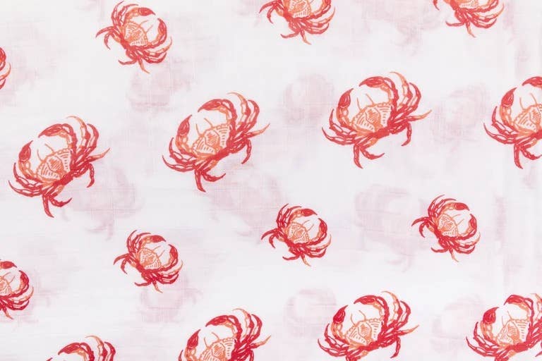 Muslin Swaddle - Crab
