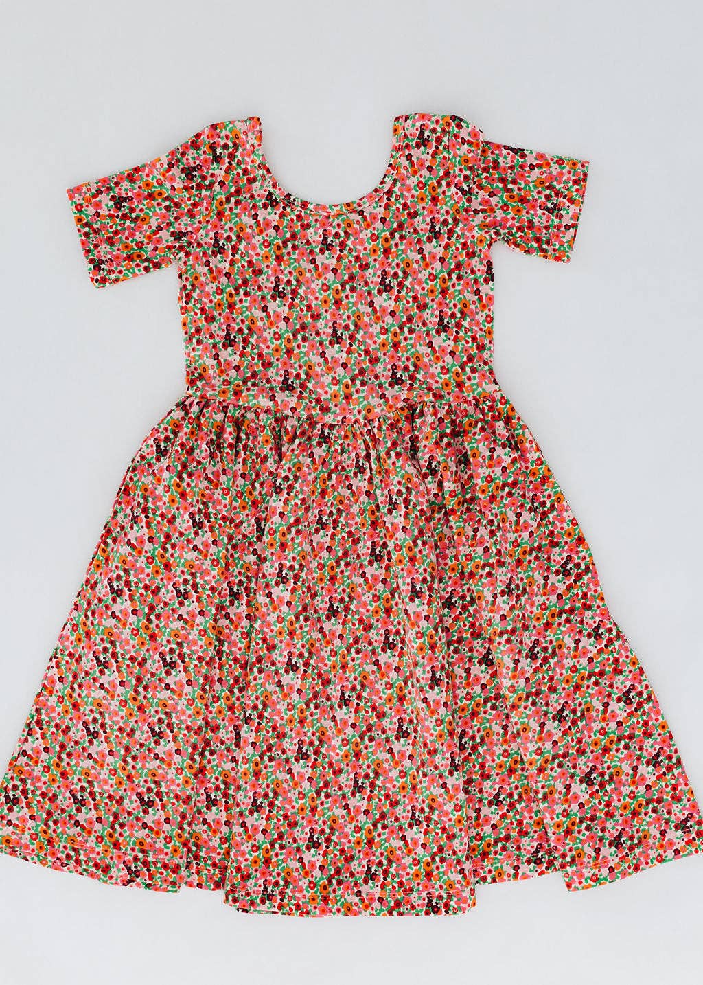 Short Sleeve Twirl Dress - Posy Pop