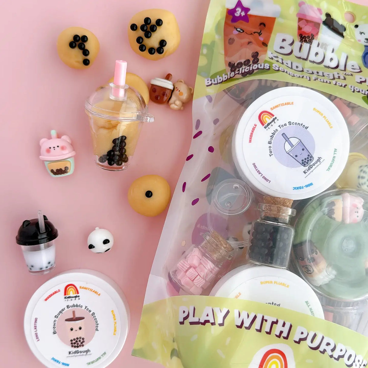 KidDough Play Kit - Bubble Tea