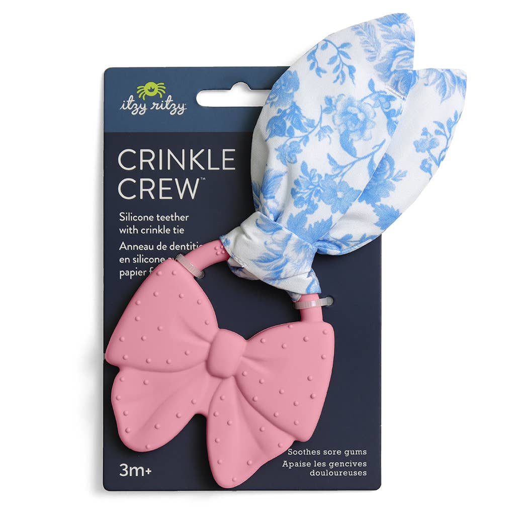 Crinkle Crew -Pink Bow
