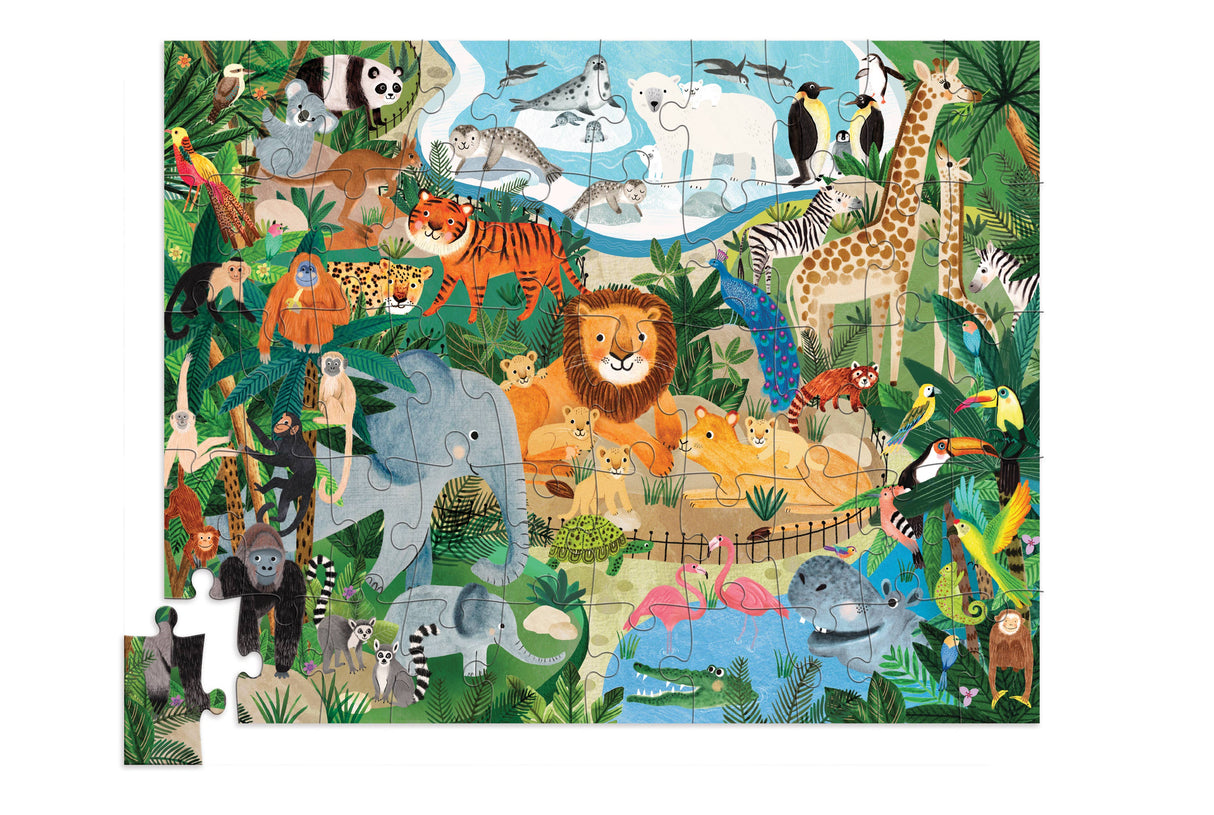 50-Piece Puzzle - Zoo