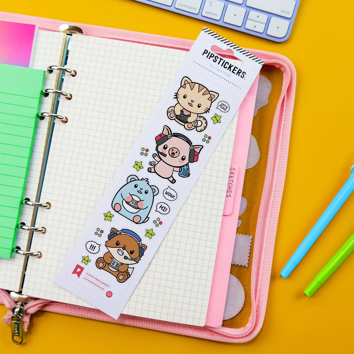 Pipstickers - Playful Paws & Gamers