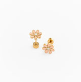 Pip Pop Post Earrings - Lilac Daisy