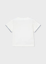 Crochet Pocket Tee - Natural