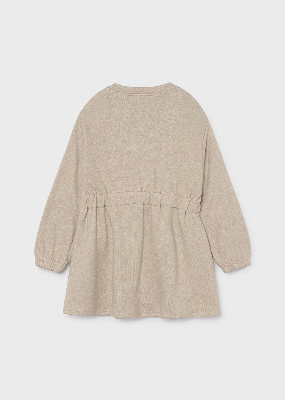 Knit Bow Dress - Quinoa