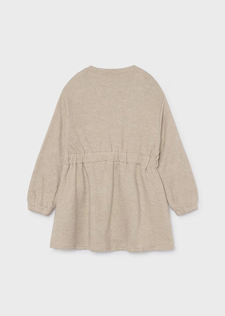 Knit Bow Dress - Quinoa
