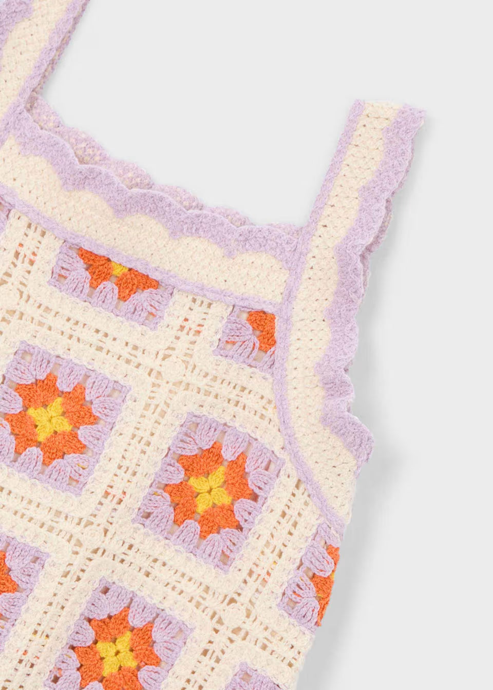 Crochet Dress - Bone