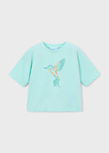 Drop Shoulder Tee - Hummingbird