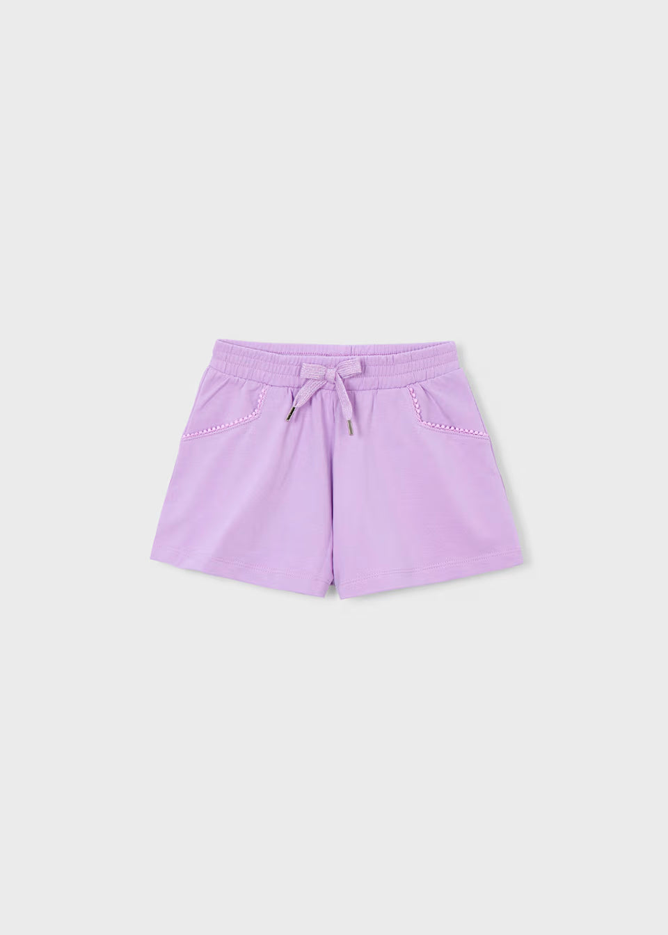 Scallop Pocket Shorts - Lilac