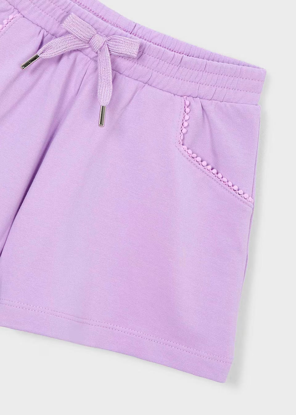 Scallop Pocket Shorts - Lilac